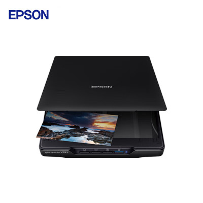 爱普生(EPSON)Perfection V39II A4平板扫描仪 高清彩色照片文档扫描 USB供电 4800dpi