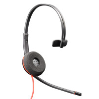 缤特力(Plantronics)Poly C3210 USB-C/A单耳办公话务耳机 客服耳麦 呼叫中心坐席耳机