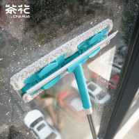 茶花 擦玻璃神器玻璃刮擦窗器家用擦窗户刮水器玻璃清洁器 2把