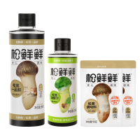 松鲜鲜 家庭基础组合装 松茸调味料90g*2 一品鲜580g*1 油醋汁280g*1