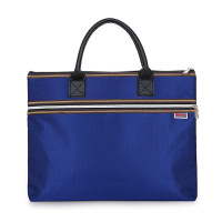 斯莫尔(SIMOER)SL-1714 蓝色 手提文件袋大容量男多层资料袋公文包会议