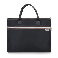 斯莫尔(SIMOER)SL-1714 黑色 手提文件袋大容量男多层资料袋公文包会议