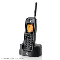 摩托罗拉(MOTOROLA) O201HC电话机子机 远距离数字无绳电话机子机 中英文扩展机 黑色