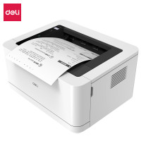 得力(deli)P2000黑白激光打印机 家用办公商用大容量打印机 家庭作业资料文件打印(USB连接)