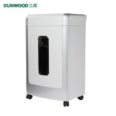 三木(SUNWOOD)SD9680碎纸机 碎纸十张 节能高低档粉碎机 2*6mm粒状