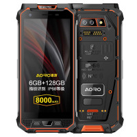 遨游(AORO)M5-POC 智能三防手机 集群对讲 公网全国对讲 5.65英寸大屏4G安卓防水防尘 橙色