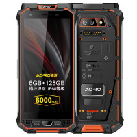 遨游(AORO)M5-POC 智能三防手机集群对讲 公网全国对讲 5.65英寸大屏4G安卓防水防尘 橙色