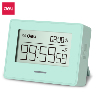 得力(deli)8850多功能电子计时器时钟 正倒计时 绿色