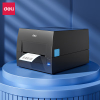 得力(deli)GE5003打印机 300米碳带吋热转印 不干胶标签快递面单 热敏+碳带双模式打印机