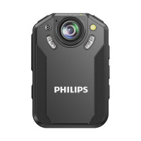 飞利浦(Philips)VTR-8202随身执法记录仪1800P高清WIFI实时监控手机互联运动相机[128G内存]