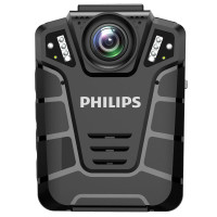 飞利浦(Philips)VTR8110执法记录仪 音视频记录仪高清红外夜视 高清摄像机 防水IP68级[128G内存]