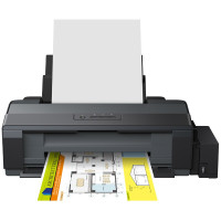 爱普生(EPSON)L1300打印机 墨仓式 A3+工程CAD高速图形设计专用彩色双黑打印机