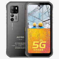 遨游(AORO)A11-5G 红外热成像仪手机工业测温红外测温 测温测振 三防手机 A11-EX-8+256G 热成像版