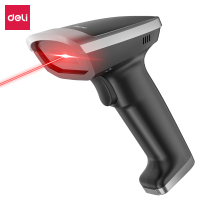 得力(deli)AA825扫码枪 USB有线连接 防摔抗震条码扫描器