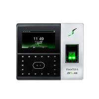 中控智慧(Zkteco)iFace702-S考勤机 指纹+动态人脸识别 密码锁( 机器+BS云服务+无线模块)
