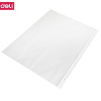 得力(deli)5712透明资料袋11孔文件袋100只/包