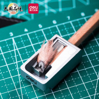 得力(deli)0596经典锌合金卷笔刀/转笔刀 24个装