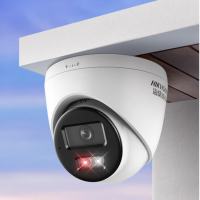 海康威视DS-2CD1345V2-LA监控器400万2K红外夜视可拾音硬盘存储网线POE供电室内半球 2.8MM