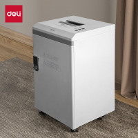 得力(deli)SE600高保密碎纸机一级保密认证销毁机(碎纸1*2mm光盘2*6mm) 6张 30分钟