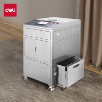 得力(deli)SE680工业级一级多介质高保密销毁机碎纸机单次30张1*2mm 120L 240min