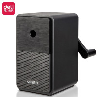 得力(deli)71160削笔机 5档笔尖粗细可调节卷笔刀 曜石黑