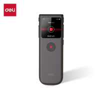 得力(deli)MP512-W录音笔转文字随身一键录音设备机传输升级大屏32G