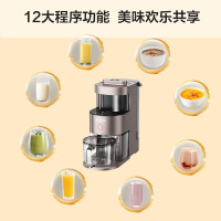 九阳(Joyoung)Y1升级版免手洗破壁机 低噪高端多功能预约热烘除菌榨汁豆浆机1.2L