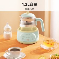 九阳(Joyoung)Q576养生壶1.2L家用调奶器316不锈钢恒温水壶多功能暖奶器