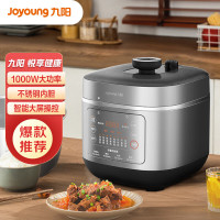 九阳Y-60S33电压力锅ZMD安心系列 6L大容量高压锅压力煲大功率不锈钢内胆智能大屏操控特色开盖煮