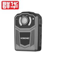 群华T2执法记录仪4K高清WIFI手机互联随身胸前微小型录音摄像取证设备128G