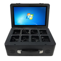 群华C3执法记录仪便携式采集站8台设备自动上传数据自动充电