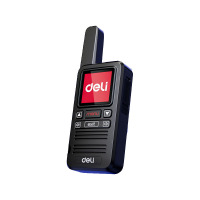 得力(deli)DLS316公网对讲机 5000公里酒店餐饮工地 办公户外自驾游手台 黑色