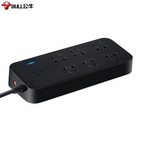 公牛(bull) H3060防雷抗电涌抗防浪涌插座/插排/排插/接线板 3米[六插位-总控]