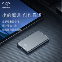 爱国者(aigo)S7移动固态硬盘(PSSD)Type-c移动硬盘 USB3.2读速520MB/s 2TB