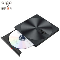 爱国者(aigo)G300光驱 USB外置刻录机USB2.0+Type-c双接口 DVD光盘笔记本电脑台式外接