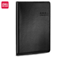 得力(deli)7950皮面本 25K会议记录80张笔记本