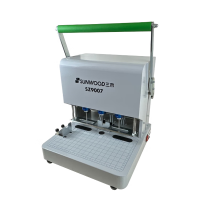 三木(SUNWOOD)SZ9007装订机打孔器 500页孔径孔距可调电动穿线机三孔打孔