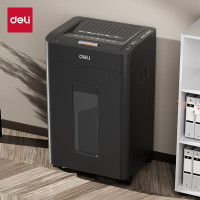 得力(deli)G6碎纸机 德标4级保密 90分钟连续碎 单次8张 23L