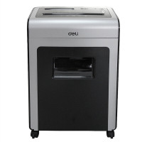 得力(deli)9914碎纸机 单次6张 21L 持续10分钟 可碎卡碎光盘