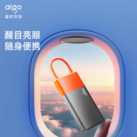 爱国者(aigo)S11移动固态硬盘500GB(PSSD)Type-c手机直连USB3.2读速高达520MB/s