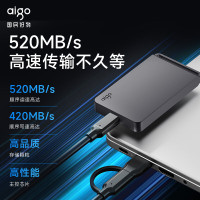 爱国者(aigo)G70移动固态硬盘 1TB(PSSD) Type-c/USB3.2 高速520MB/s