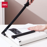 得力(deli)TD908切纸机 安全卡扣设计 单次可切10张