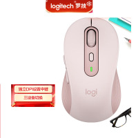 罗技(Logitech)M750M通用版鼠标 无线蓝牙对称鼠标 粉色 带Logi Bolt USB接收器
