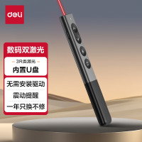 得力(deli)MA225数码翻页笔 PPT翻页笔 双激光自带32G内存LED液晶屏希沃白板