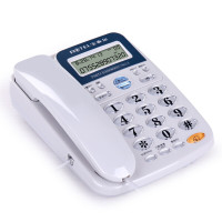 宝泰尔T121电话机 固定电话免电池/双接口酒店商务固话机 灰色