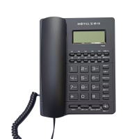 宝泰尔(BOTEL)T520固定电话机座机免电池 (免提只能接收声音)黑色