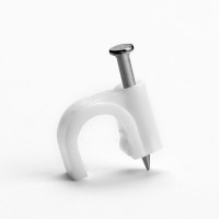 绿联(Ugreen)20188固线钉墙钉内径7mm 电话线网线卡线圆形钢钉 7mm内径(10个装)