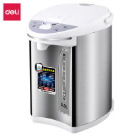 得力(deli)85601电热水壶 保温恒温不锈钢智能烧水壶 5L