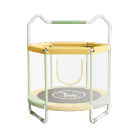 SPORTSOUL[1.5米直径带单杠]围网蹦床(80kg以内3-10岁)