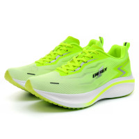 劳拉之星LS0038能量一代跑鞋减震超临界运动鞋防滑耐磨透气男女跳绳鞋 芷茵色/建议拍大一码 缓震/透气 44